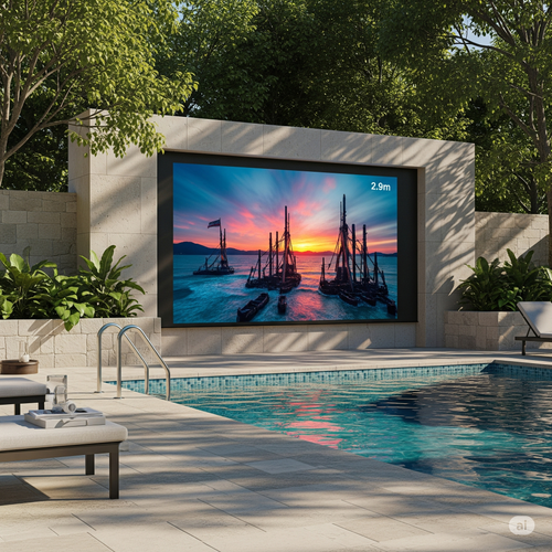 P2.97mm Outdoor LED Video Wall – 6.6ft x 6.6ft (2m x 2m) | Turn-Key System | High Resolution & Weatherproof